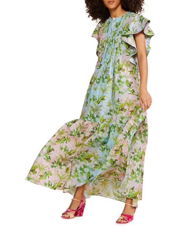 Nairobi Tropical Caftan Dress